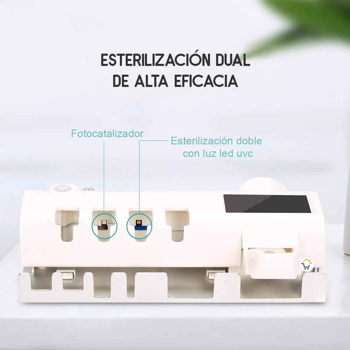 SterilPro®: Esterilizador UV con Dispensador de Crema Dental